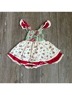 Cheeky Plum Holiday Tiered Dress